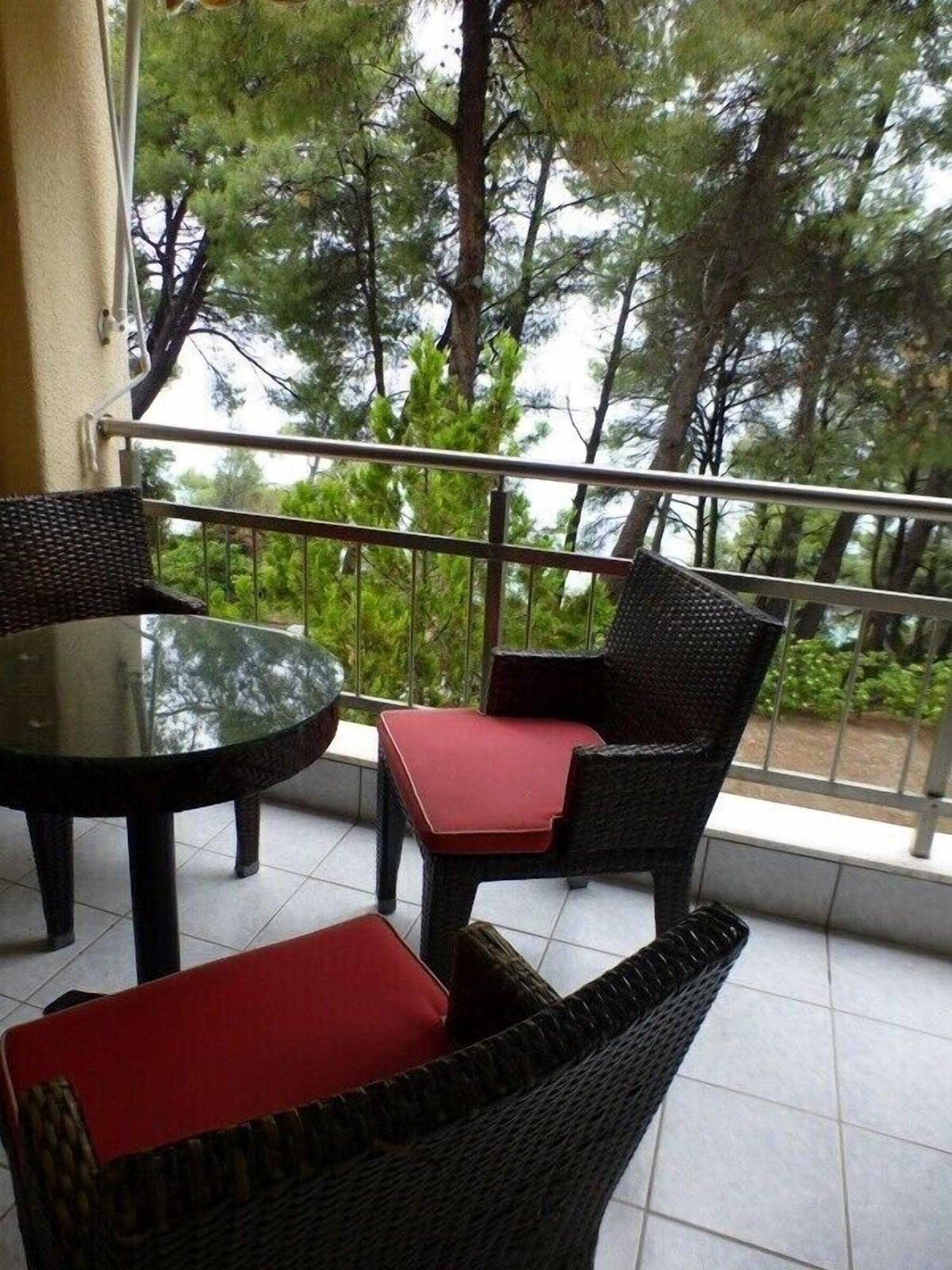 Dryades Hotel Siviri Luaran gambar